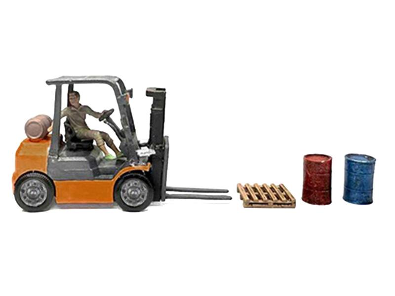 Alt View 3. American Diorama - "Heavy Lifters 2" 4 piece Diecast Set Limited Edition for 1/64 Scale Models by American Diorama.