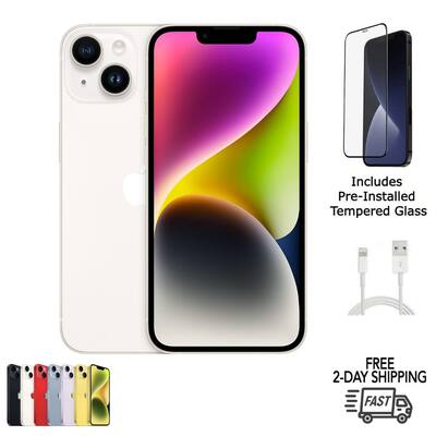 Apple Refurbished Excellent iPhone 14 A2649 (Fully Unlocked) 128GB Apple Refurbished Excellent iPhone 14 A2649 (Fully Unlocked) 128GB