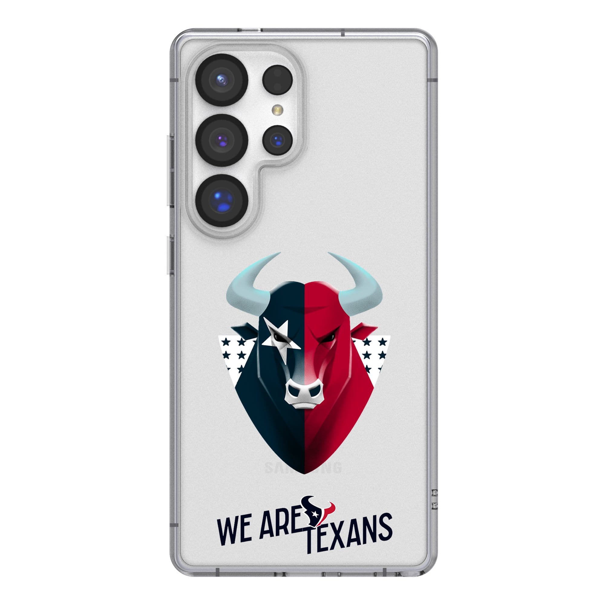 Keyscaper - NFL - Houston Texans - Galaxy Clear Case - S24 - Multicolor