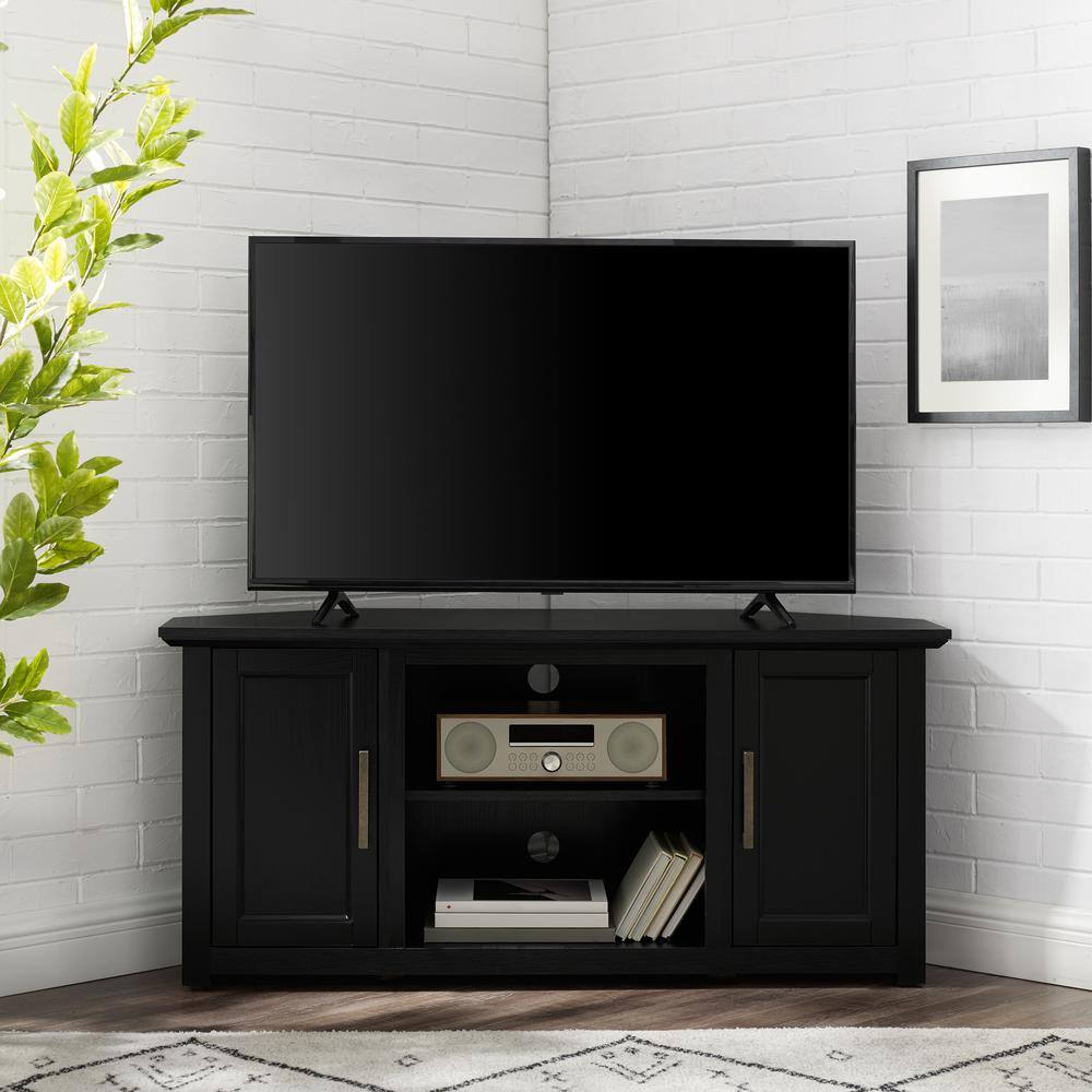 Alt View 2. Crosley Furniture - Camden Corner Tv Stand For 50+ Inch Tv - Black.