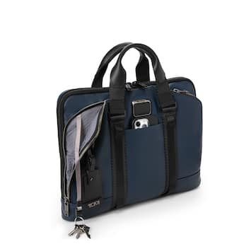 TUMI Alpha Bravo Academy Brief Navy Coated Canvas - Best Buy TUMI Alpha Bravo Academy Brief Navy Coated Canvas - Best Buy