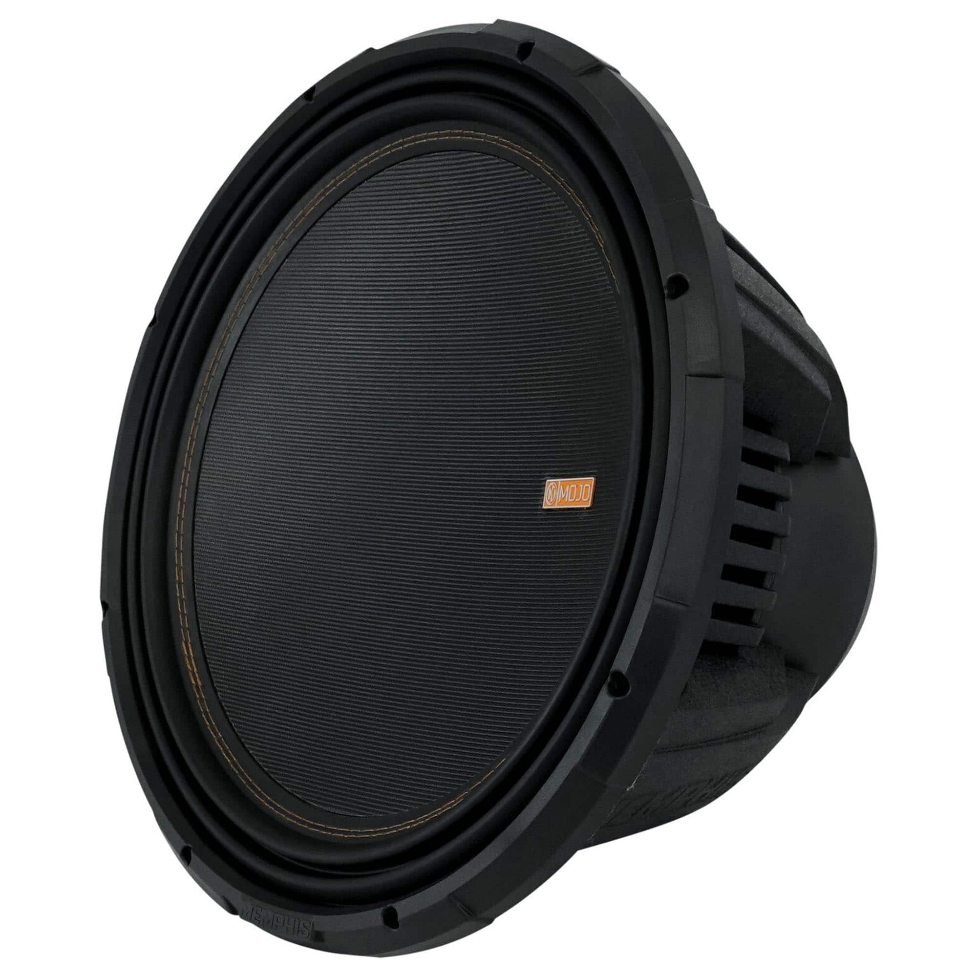 Memphis Car Audio - Memphis Audio MOJO1512 MOJO 7 Series 15" component subwoofer with selectable 1- or 2-ohm impedance - Black/Gray