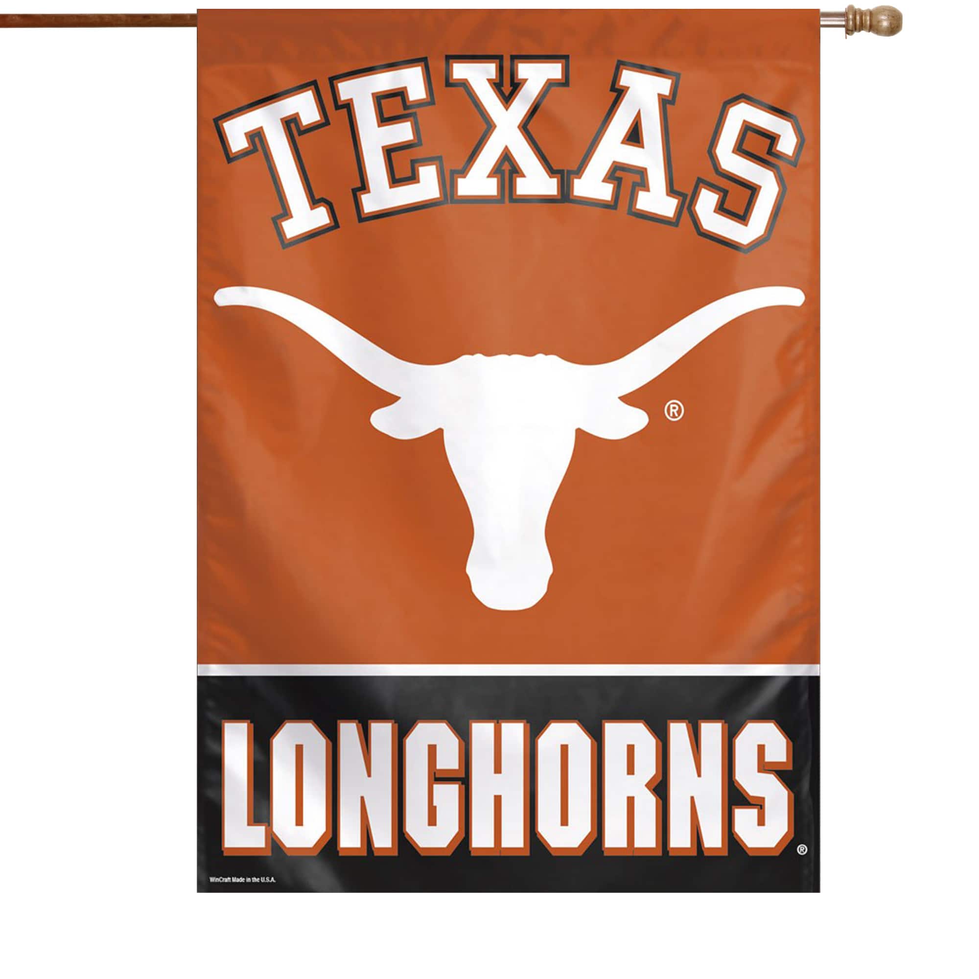 WinCraft - Texas Longhorns 28" x 40" Primary Logo House Flag - Multicolor