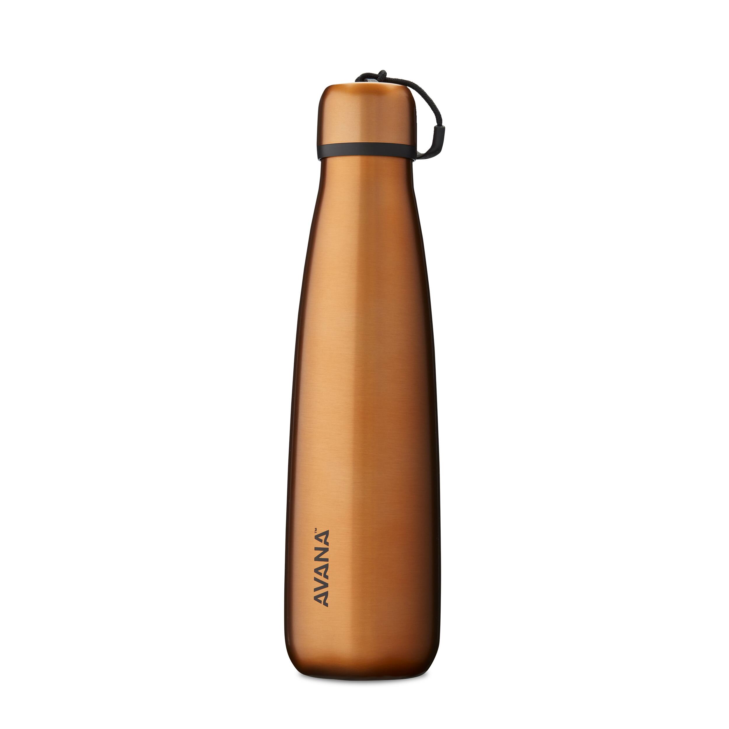 Angle. Avana - Ashbury Insulated Stainless Steel 18 oz. Water Bottle - Copper.