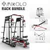 MIKOLLO RACK BUNDLE
M4 Smith Machine
1200 LBS WEIGHT CAPACITY
FID Weight Bench
Cable Accessories