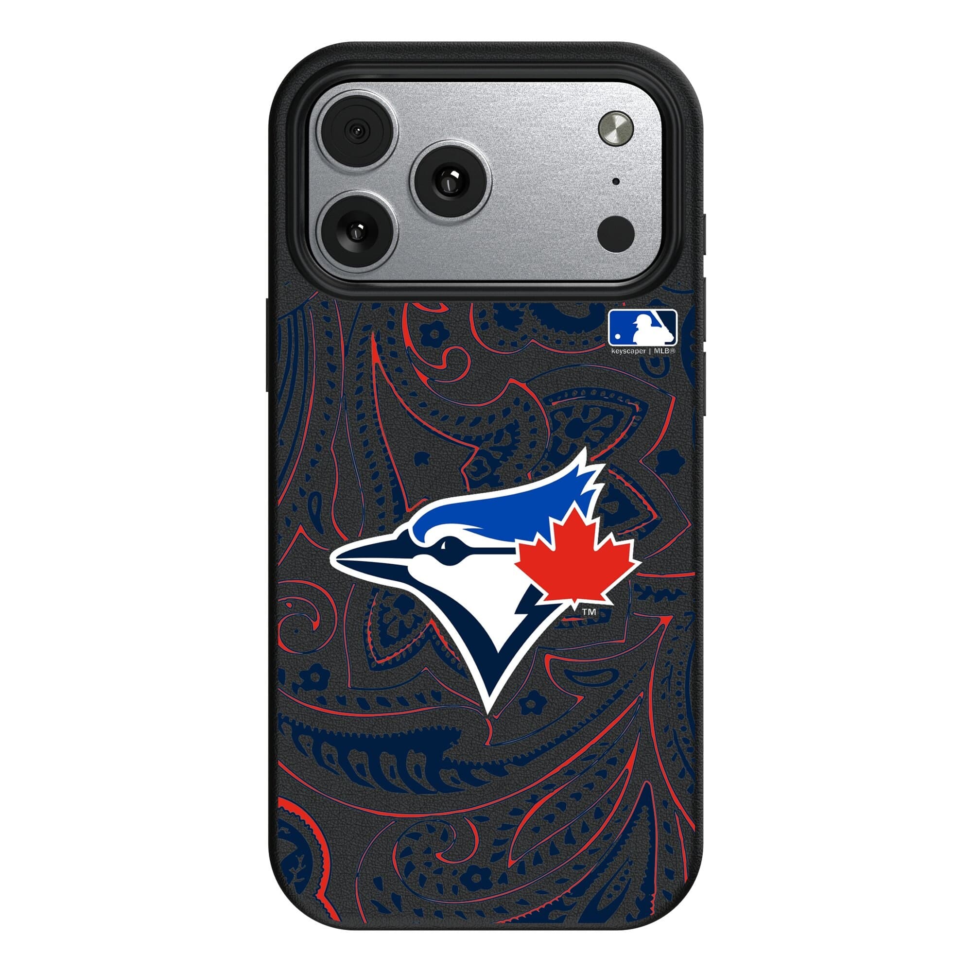 Keyscaper - MLB - Toronto Blue Jays Paisley iPhone Magnetic Bump Case - 17 Pro - Black price history on PriceWatchPro