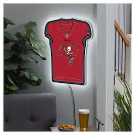 Evergreen Enterprises - Tampa Bay Buccaneers 23" LED Jersey Lighted Wall Sign - Multicolor
