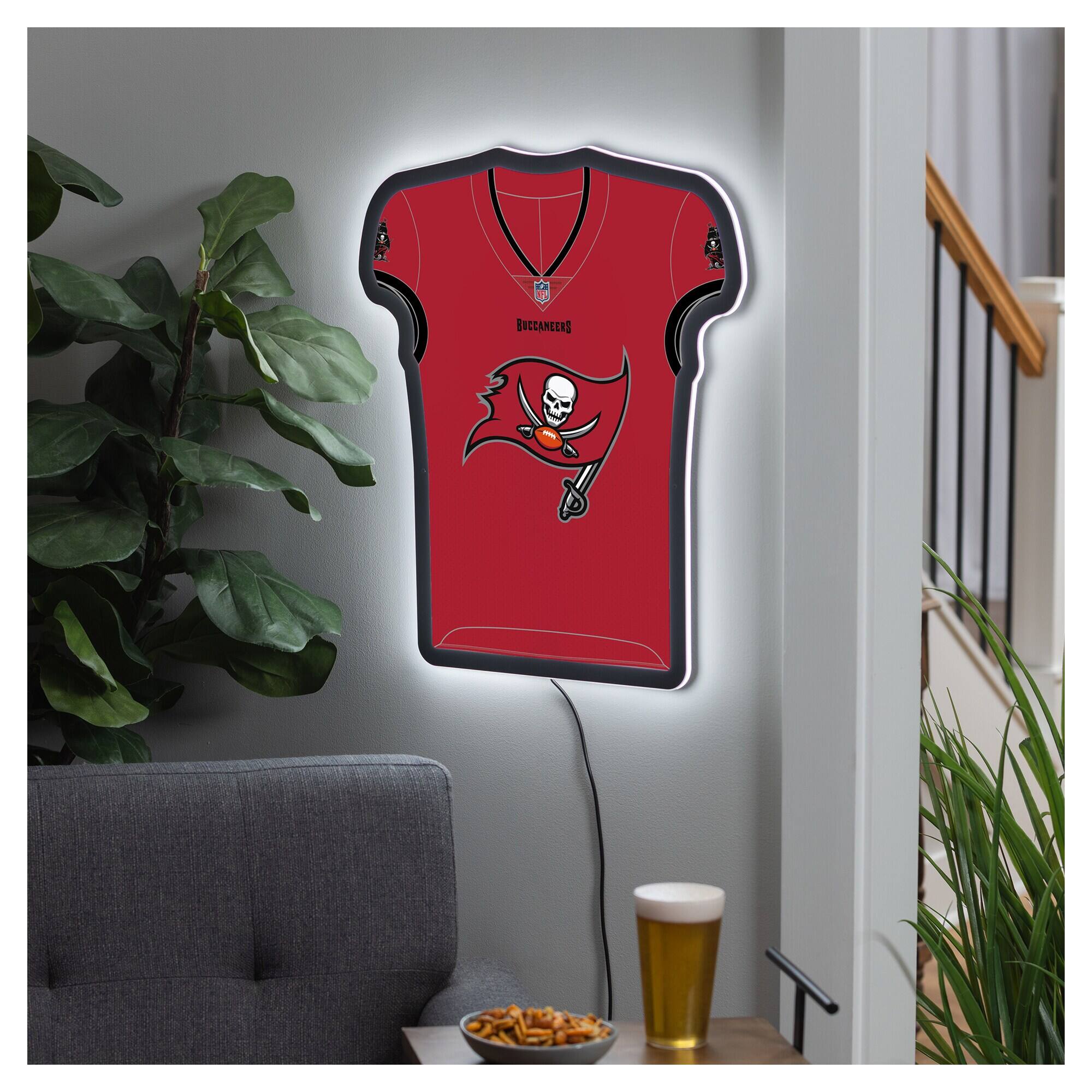 Tampa Bay Buccaneers 23" LED Jersey Lighted Wall Sign