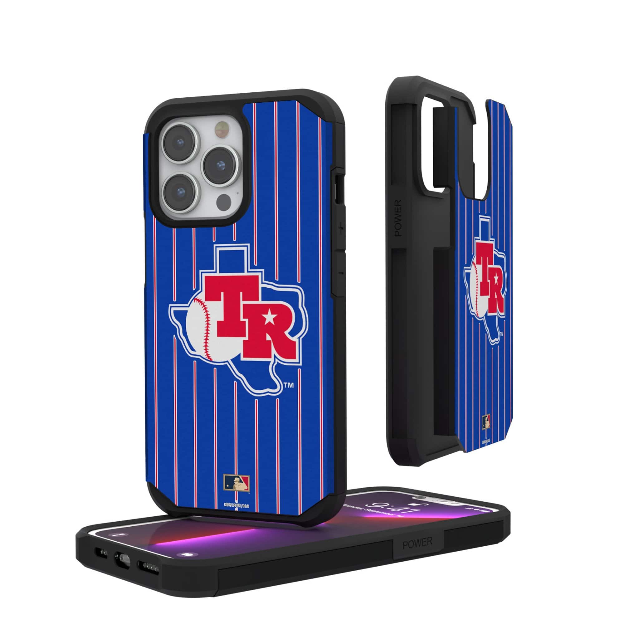 Keyscaper - MLB - Texas Rangers iPhone Pinstripe Cooperstown Design Rugged Case - 12 mini/13 mini - Multicolor price history on PriceWatchPro