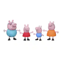 Hasbro - Peppa Pig Adventures Figure 4 Pack | Peppa's Family - Pink