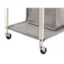 Alt View 13. TRINITY - BASICS | 2-Bag White Laundry Cart | Champagne Poles - Champagne.