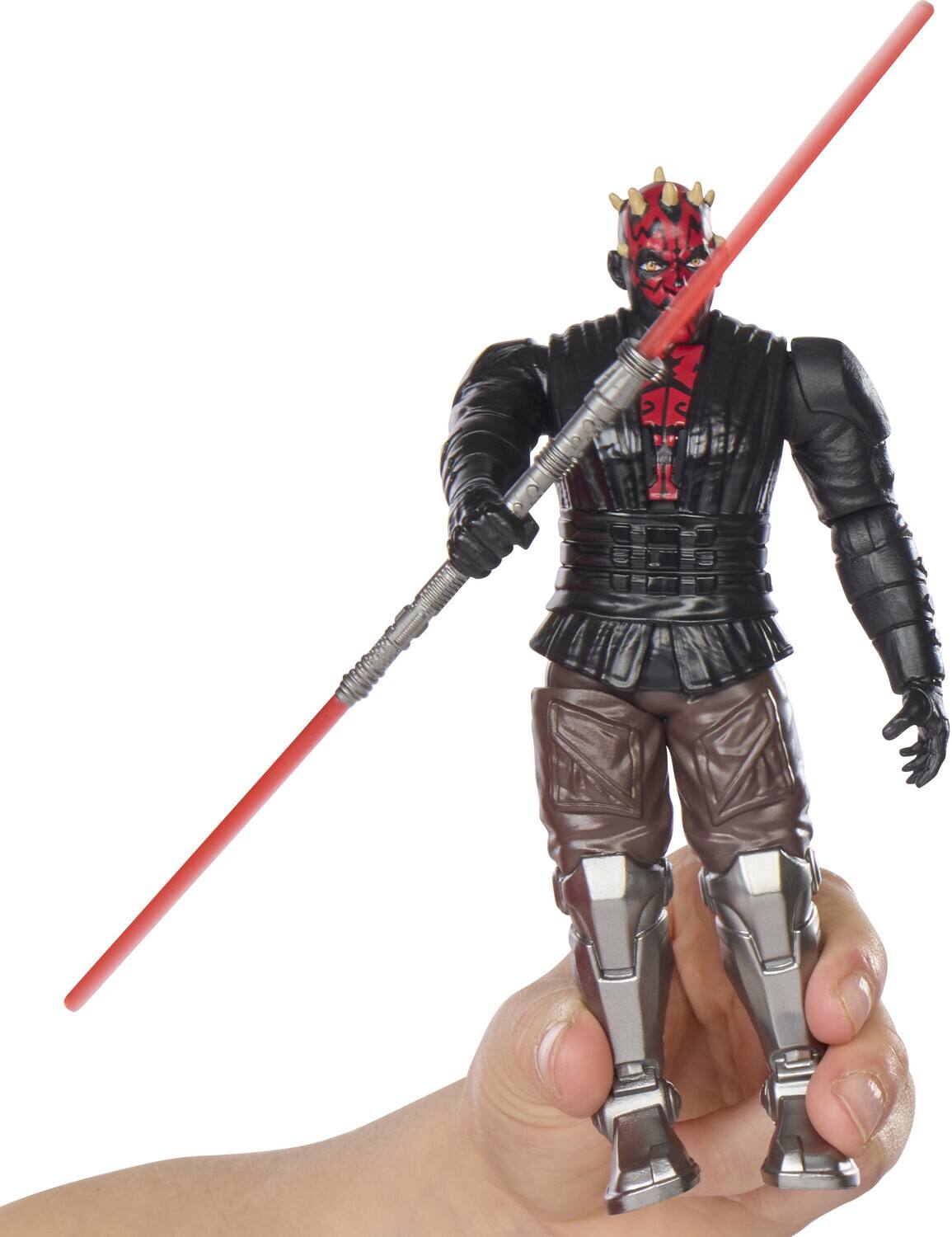 Alt View 2. Hasbro - Star Wars - Action FX - Darth Maul Action Figure with Sound   - COLLECTIBLES - Multicolor.