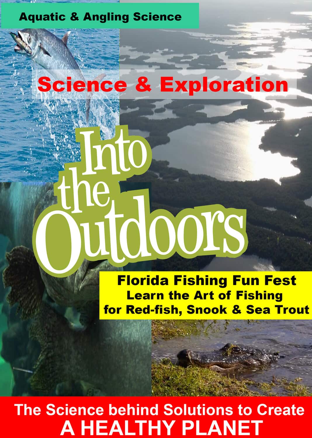 Florida Fishing Fun Fest - Learn the Art of Fishing for Red-fish, Snook & Sea Trout  - DVD