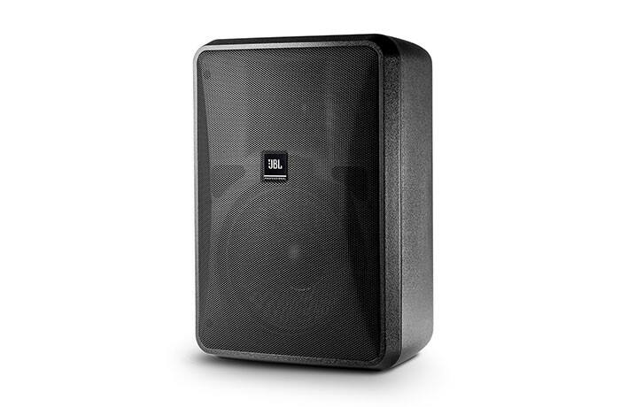 Angle. JBL - JBL Professional Control 28-1L High Output Indoor/Outdoor Background/Foreground Speaker (Pair, Black) - Black.