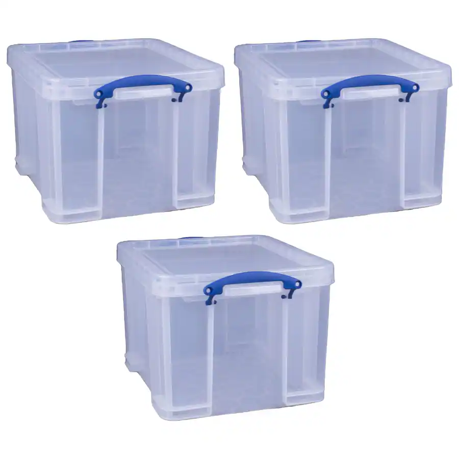3l Storage Container Simple Box Really Useful Box 32 Liter Storage Container w/Snap Lock Handles, 12 ...