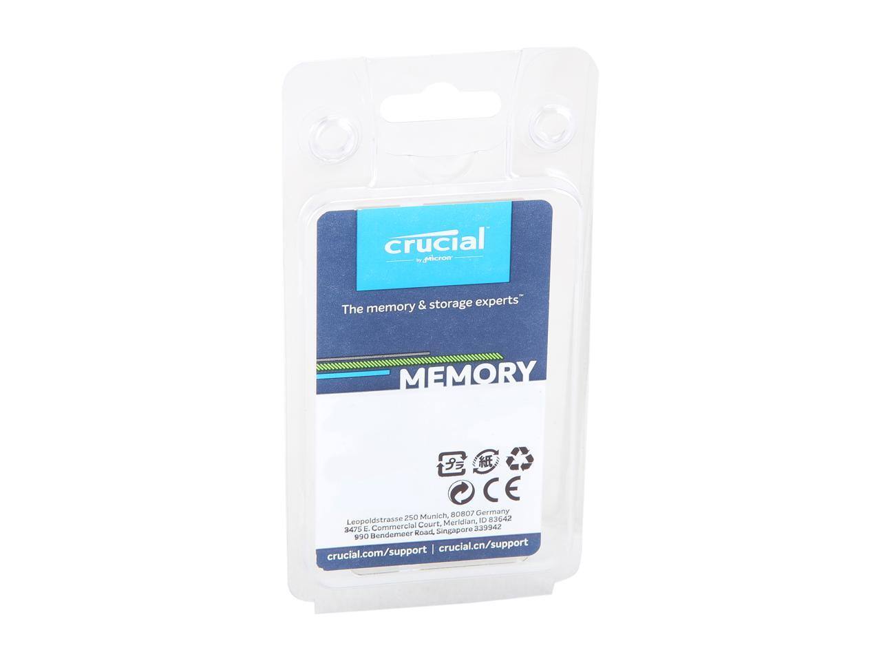 Crucial 32GB Single DDR4 3200 MT/s CL22 SODIMM 260 Pin Memory