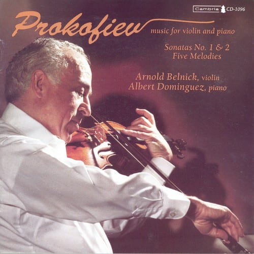 S. Prokofiev - Music for Violin & Piano  - COMPACT DISCS