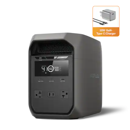 ECOLOW
20W GaN- Type C Charger
POWER
AC ON/OFF
- 91 4 - 5 USB-C 100W
MI 0500 - 00 MAII 800 on US8-C 30W USO-A 10W