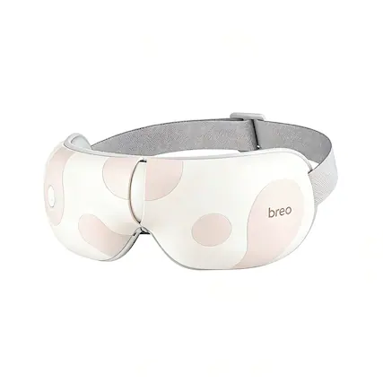 Front. BREO - Foldable Eye Massager, Heat Therapy & Air Compression, Relieve fatigue ,3 Model, Rechargeable, Built-in Music.