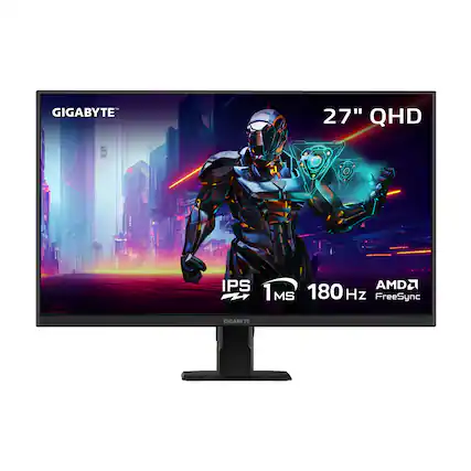 GIGABYTE 27" QHD IPS 1MS 180 Hz AMD FreeSync