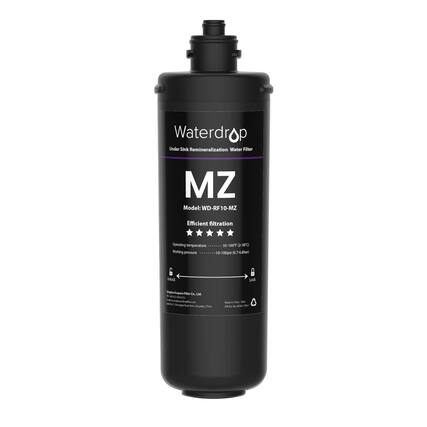 Waterdrop
Under Sink Remineralization Water Filter
MZ
Model: WD-RF10-MZ
Efficient Filtration
Operating temperature: 35-100°F (1-38°C)
Working pressure: 10-100psi (0.7-6.8bar)
Unlock
Lock
Waterdrop Filter Co., Ltd.
Made in China
EMC: CE, RoHS, FCC
