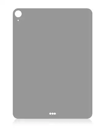 Front. 3M - Bottom Skin Compatible For iPad 5 (2017) / iPad 6 (2018) (Cellular) - Gray - Gray.