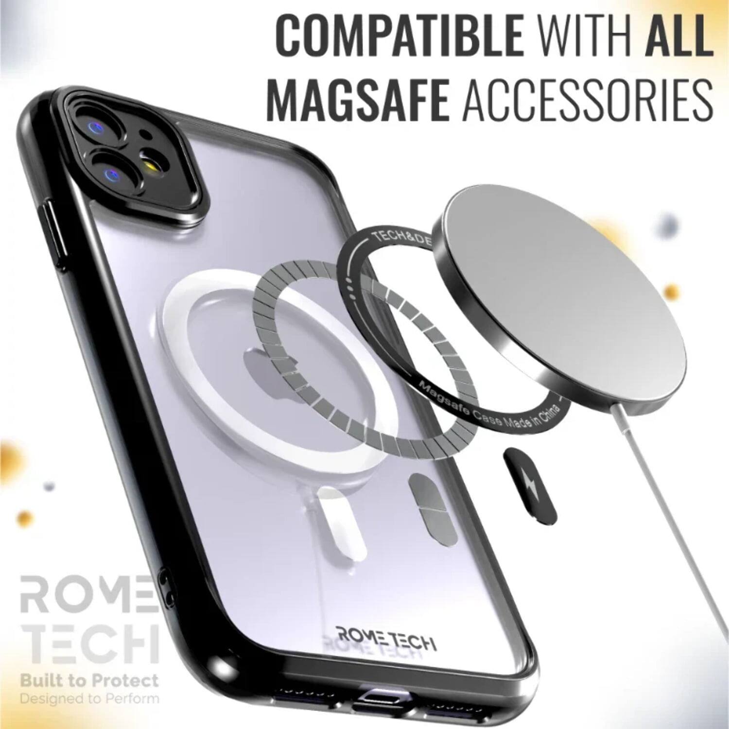 COMPATIBLE WITH ALL MAGSAFE ACCESSORIES

TECH&DE Magsafe China Case Made in

ROME TECH

Built to Protect
Designed to Perform