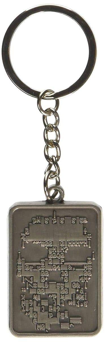 Ubisoft - Watch Dogs Skull Metal Keychain - Silver