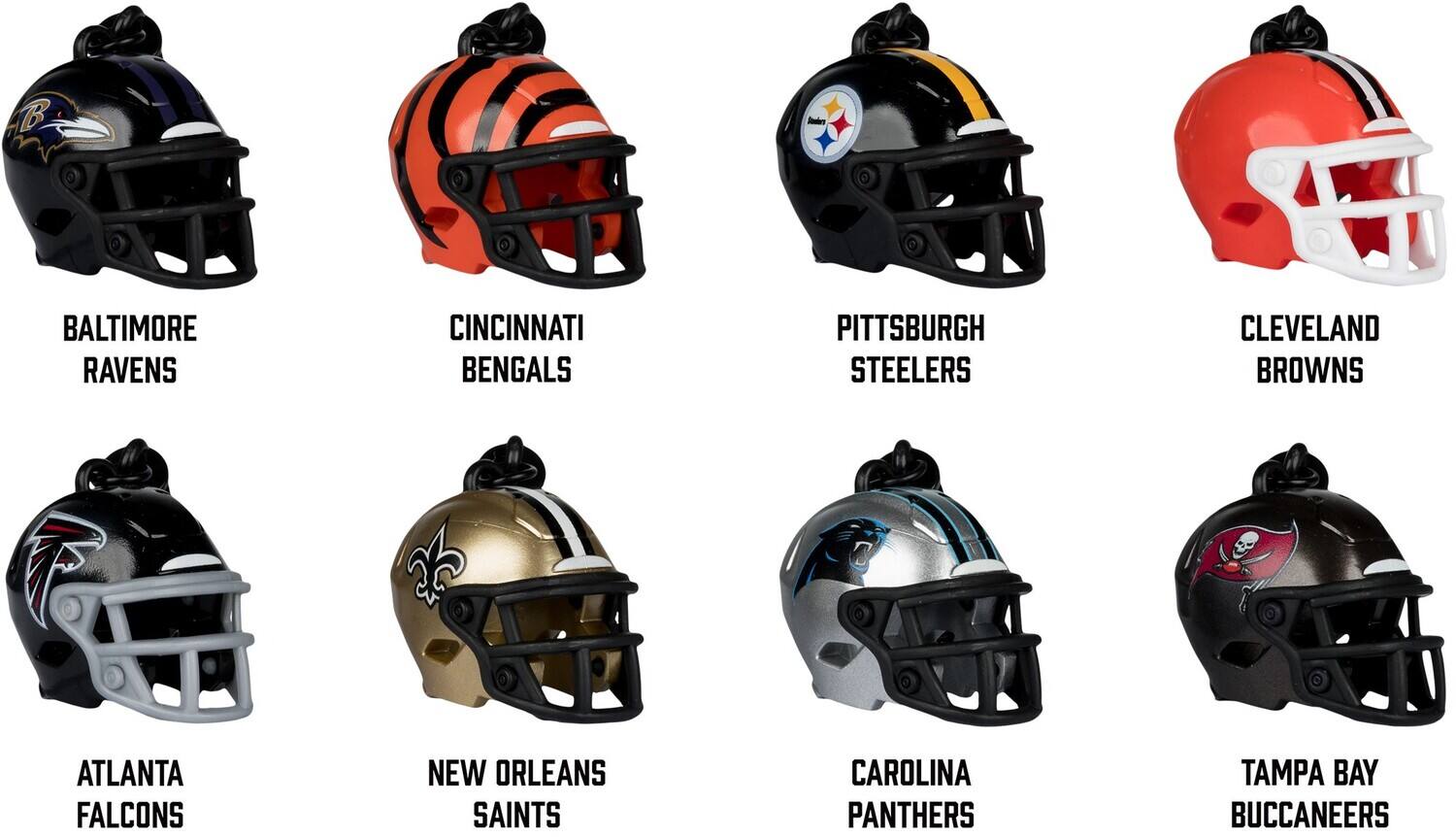 Baltimore Ravens  
Cincinnati Bengals  
Pittsburgh Steelers  
Cleveland Browns  
Atlanta Falcons  
New Orleans Saints  
Carolina Panthers  
Tampa Bay Buccaneers