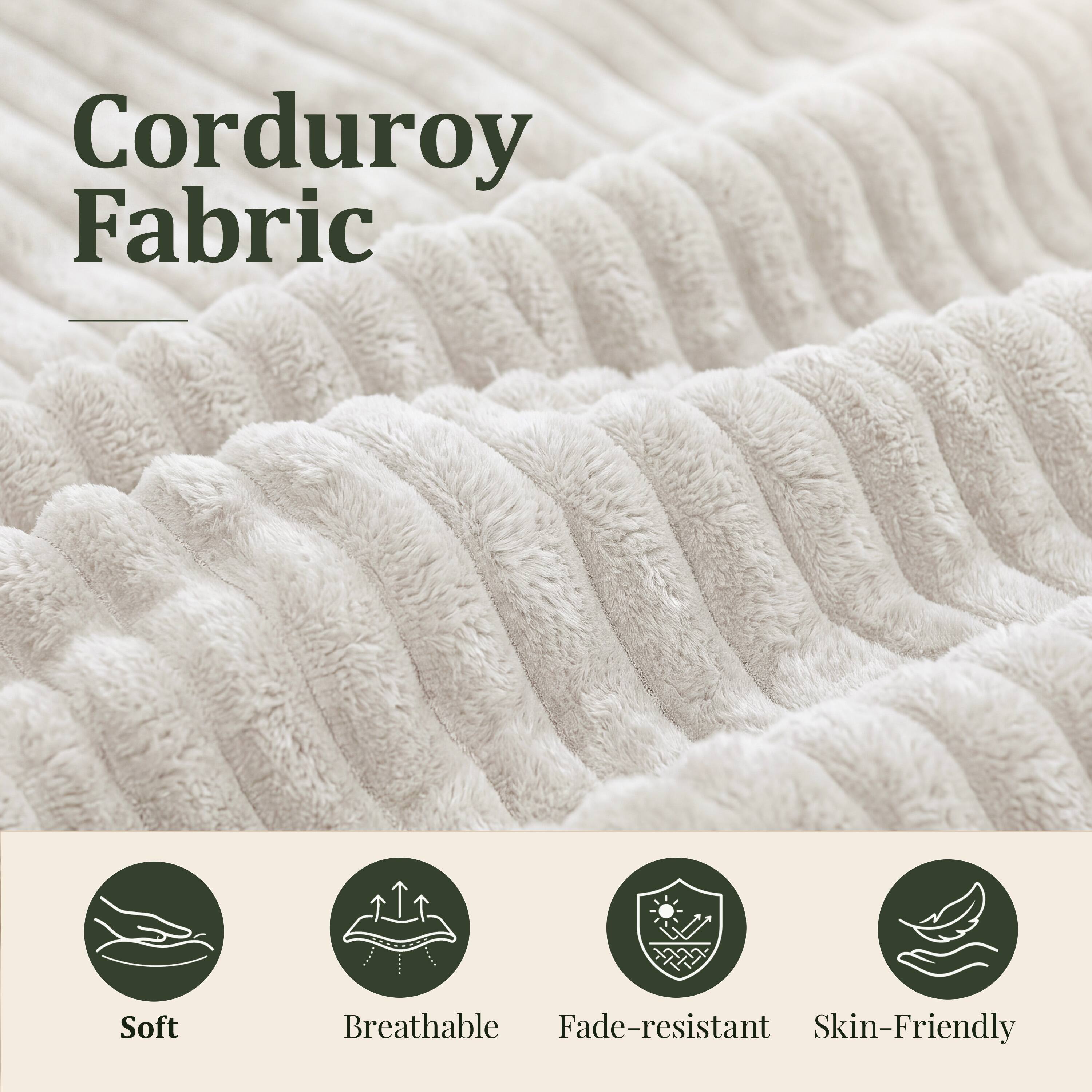 Corduroy Fabric

- Soft
- Breathable
- Fade-resistant
- Skin-Friendly