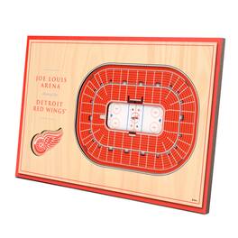 YouTheFan - Detroit Red Wings 14'' x 10.5'' 3D StadiumViews Desktop Display - Brown