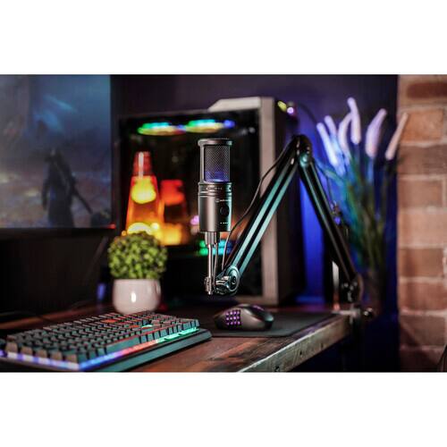 Back. Audio-Technica - Audio-Technica AT2020USB-XP Cardioid Condenser USB Microphone,Boom Arm Mic Stand.