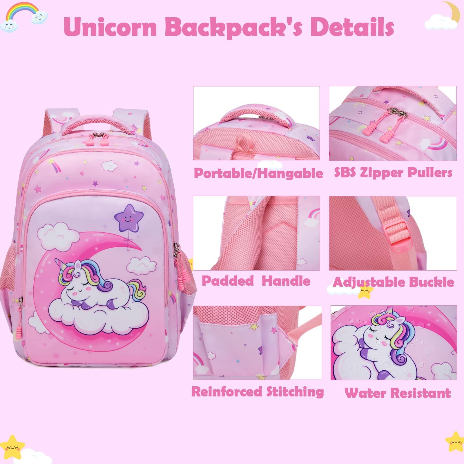 Pacoar Cade Backpack With Lunch Box Pencil Case For Elementary School 3 ...