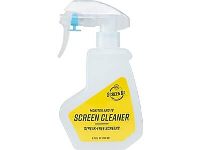 SCREEN DR.  
MONITOR AND TV SCREEN CLEANER  
STREAK-FREE SCREENS  
8 FL OZ (237 ML)