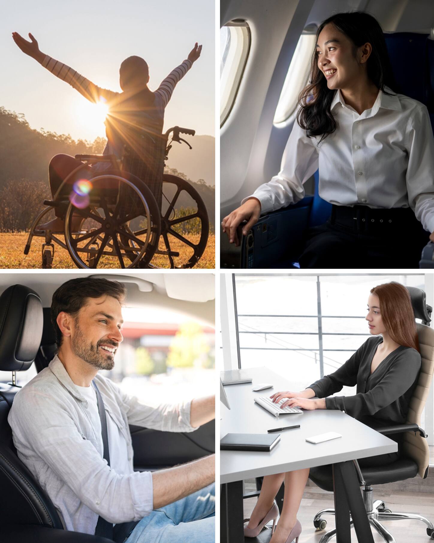 Alt View 9. Platinum-Level Comfortable - Platinum-Level Comfortable Ergonomic Memory Foam Lumbar & Seat Cushion Back,Tailbone Pain Relief - Black.