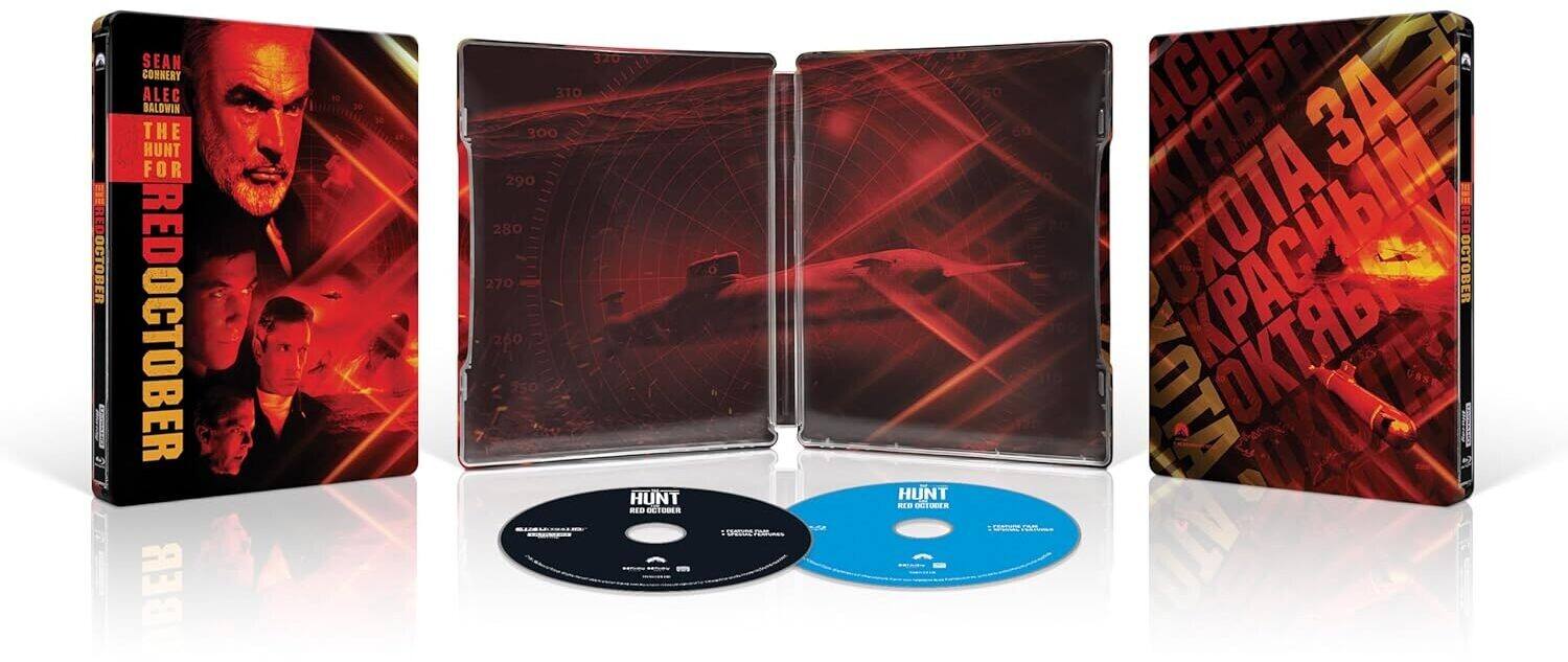 Alt View 1. The Hunt for Red October (Steelbook)   - 4K Blu-Ray.