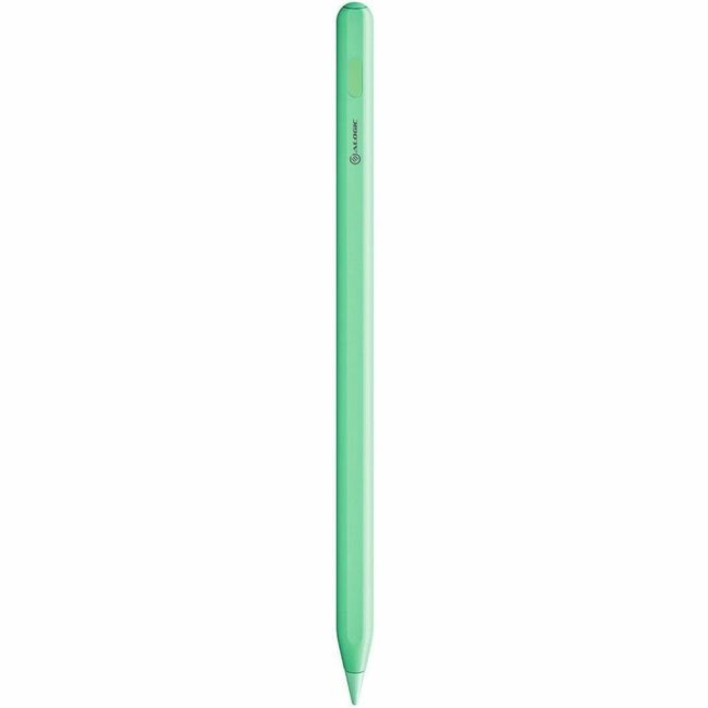 Front. Alogic - Alogic iPad Stylus Pen with Wireless Charging Green - Green stylus designed for precise touchscreen interaction, perfect - Green.