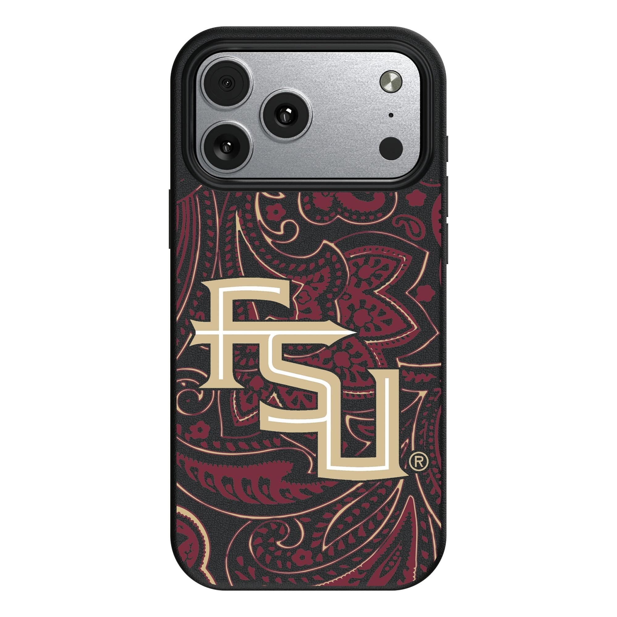 Keyscaper - NCAA - Florida State Seminoles Paisley iPhone Magnetic Bump Case - 17 - Black price history on PriceWatchPro