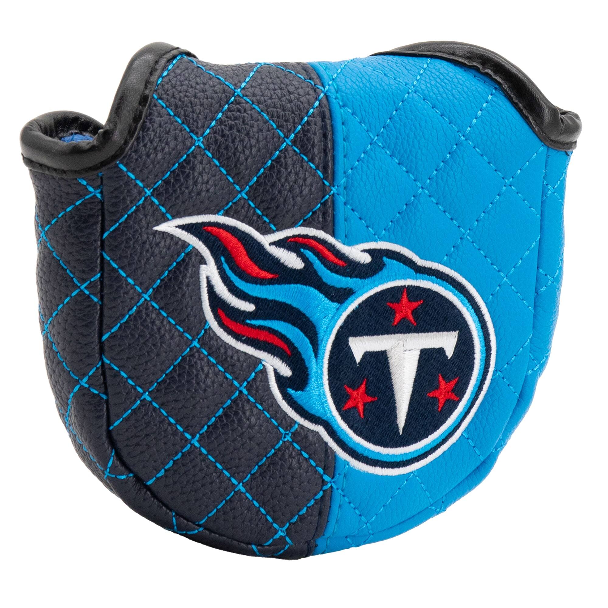 Alt View 2. Team Golf - Tennessee Titans Quilted Mallet Putter Cover - Multicolor.