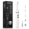 NEXPURE - Rechargeable Tooth Polisher Teeth Cleaning Kit with 5 Speeds and 5 Brush Heads IPX6 Waterproof