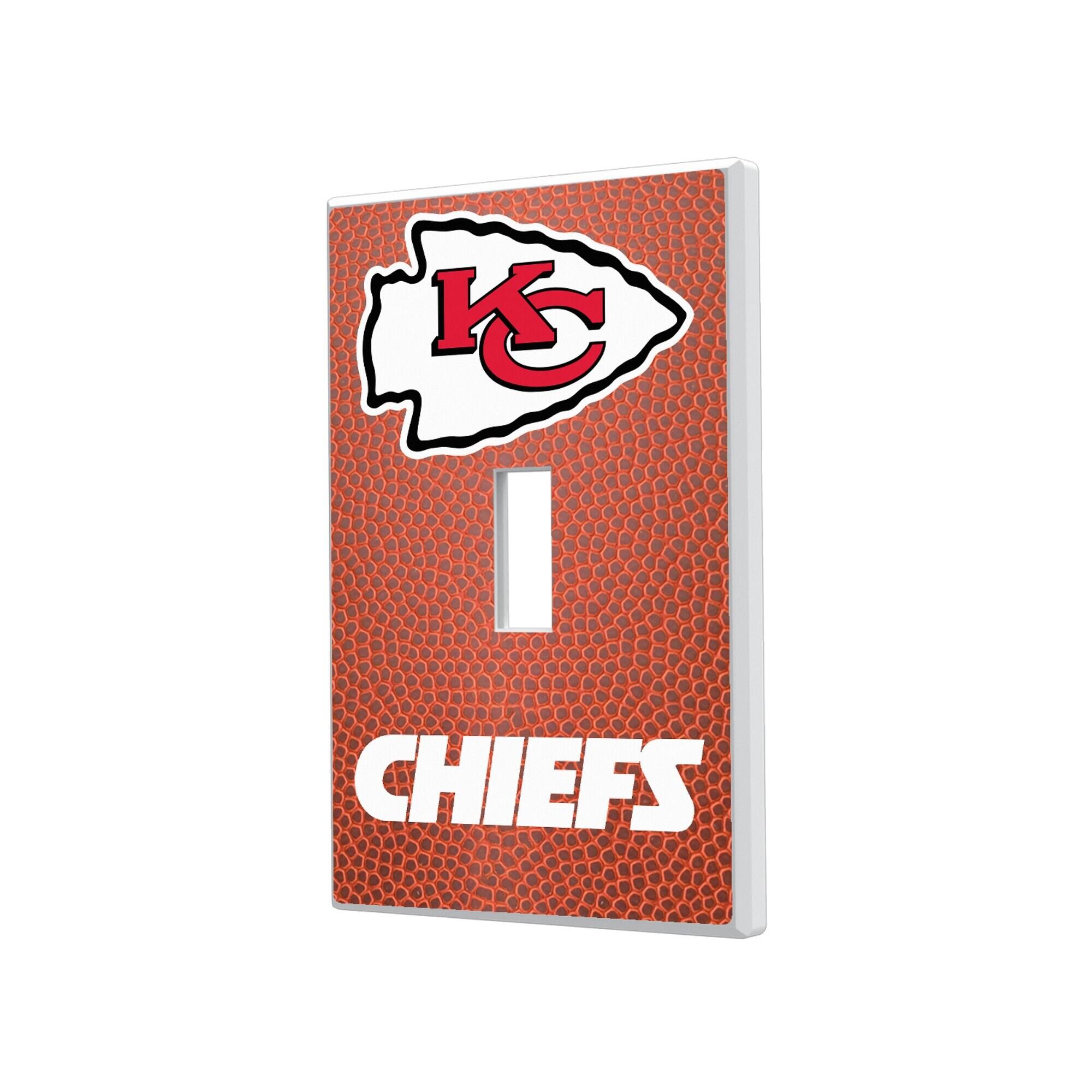 Keyscaper - Kansas City Chiefs Football Design Single Toggle Light Switch Plate - Multicolor price history on PriceWatchPro