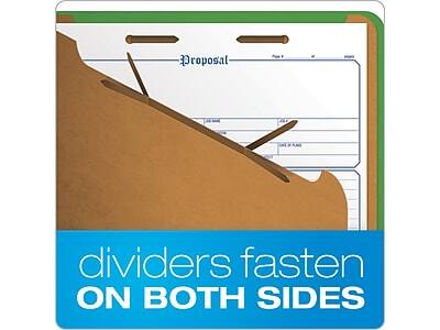 dividers fasten ON BOTH SIDES