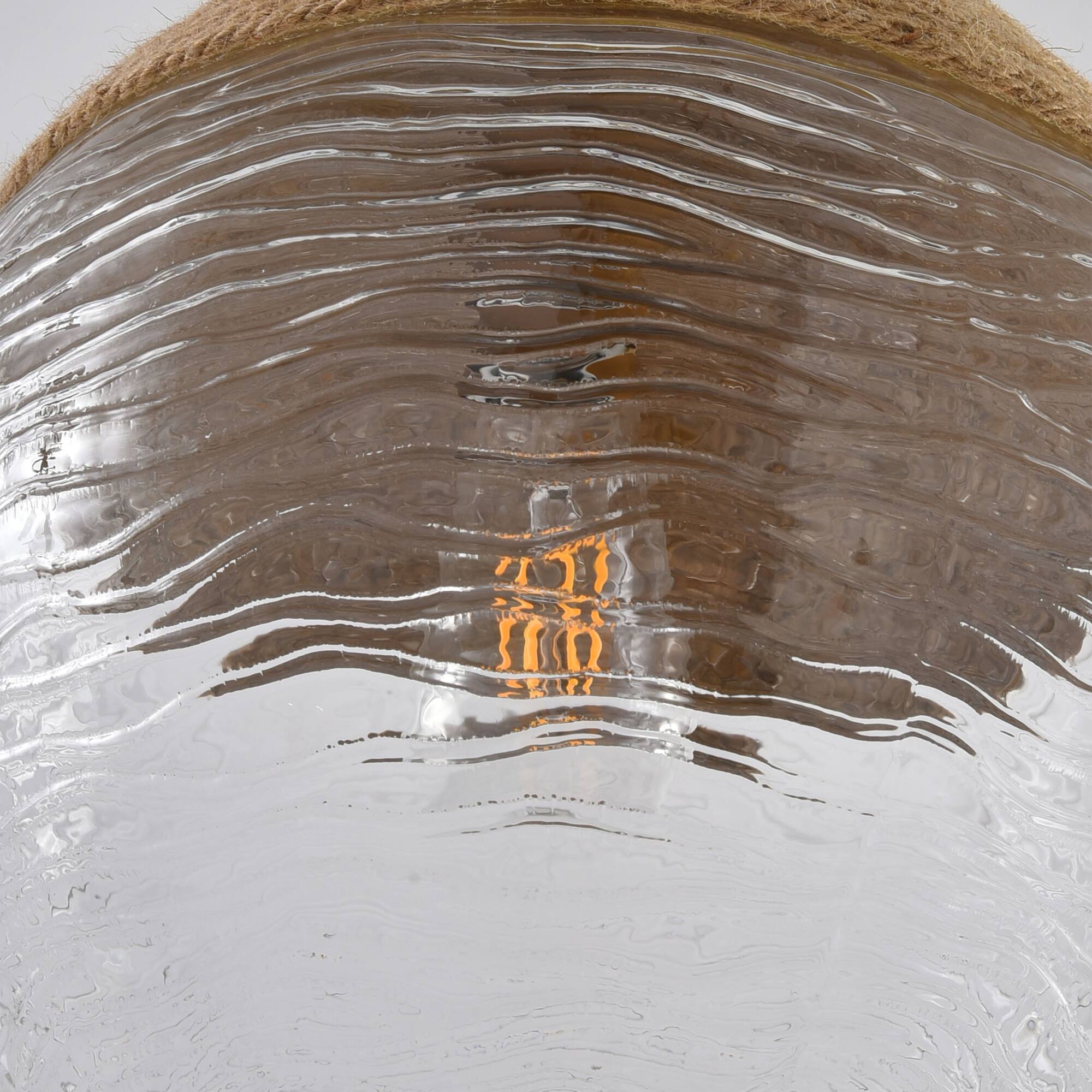 Alt View 9. Parrot Uncle - 1-Light Natural Modern Brass Hand-Woven Hemp Rope Hanging Lamp Pendant Light - Brass.