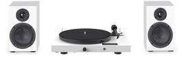 Pro-Ject - JUKEBOX E1 Hi-Fi Stereo Turntable Set - Gloss White