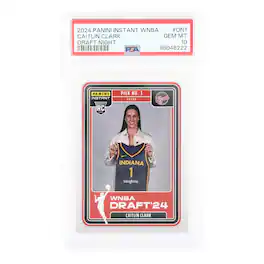 Toynk - WNBA 2024 Panini Instant Caitlin Clark Draft Night #DN1 Rookie Card | PSA 10