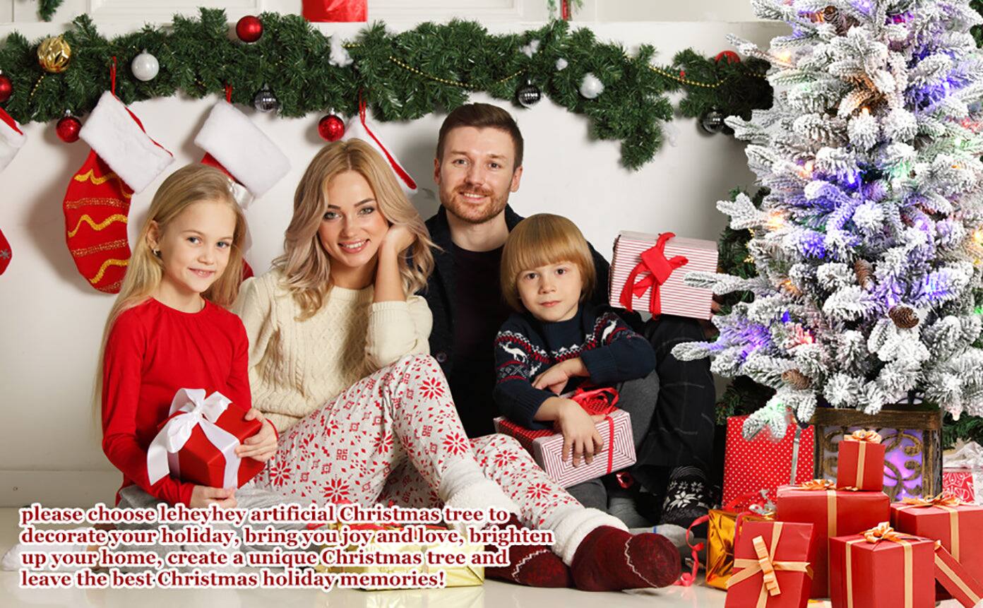 please choose leheyhey artificial Christmas tree to decorate your holiday, bring you joy and love, brighten up your home, create a unique Christmas tree and leave the best Christmas holiday memories!