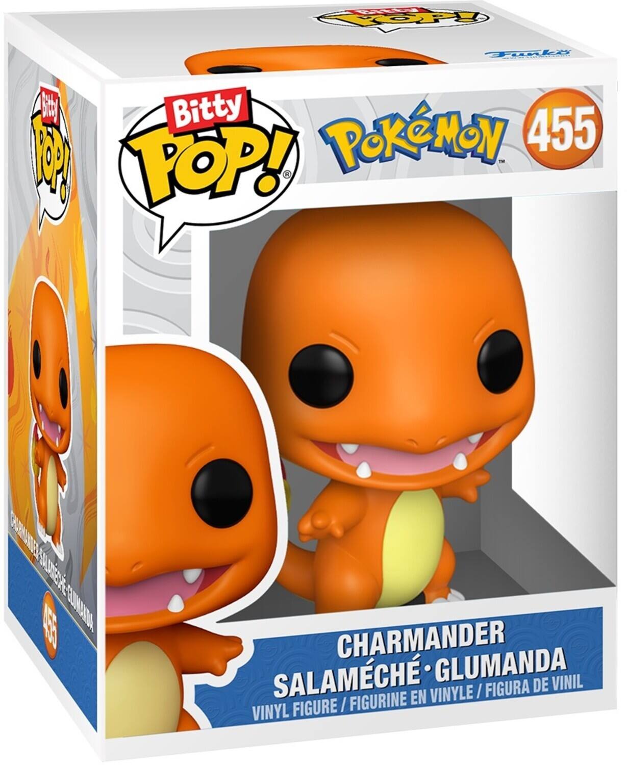 Bitty POP! POKEMON 455 CHARMANDER SALAMECHE GLUMANDA VINYLE VINYLE/FIGURA / FIGURA DE FIGURINE EN VINYLE VINYL FIGURE /