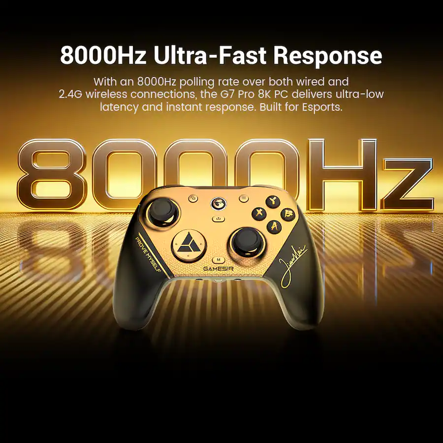 GameSir G7 Pro 8k Wireless Controller for PC, Mag Res TMR Sticks, Hall ...