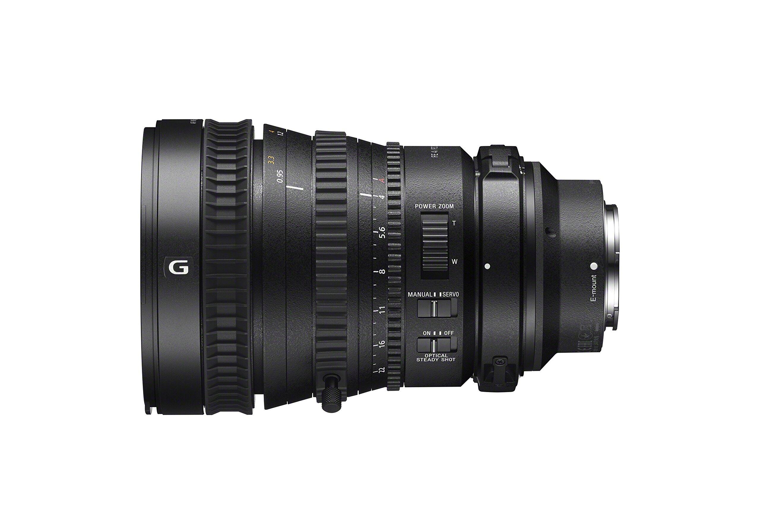 12
3.3 0.95
4
POWER ZOOM
9 5
T

G
- 8 - 1 11
W MANUAL I SERVO
E-mount
-
-
ON
I
8 OFF
16
-
OPTICAL STEADY SHOT
22
