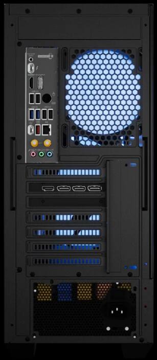 Alt View 5. Maingear - MG-1 Garnet Gaming Desktop - Black.